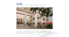 Desktop Screenshot of carrhospitality.com